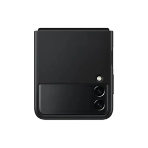 Ochranný kryt Leather Cover EF-VF711LBE pro Samsung Galaxy Z Flip 3, černá