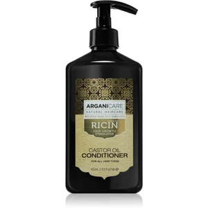Arganicare Ricin Hair Growth Stimulator hydratační a vyživující kondicionér pro podporu růstu vlasů pro všechny typy vlasů 400 ml