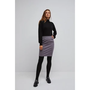 Pencil skirt with a shiny thread