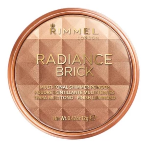 Rimmel Radiance Brick bronzujúci rozjasňujúci púder odtieň 001 Light 12 g