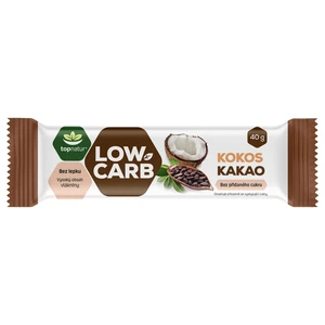 Topnatur Low Carb Tyčinka 40 g variant: kakao - kokos