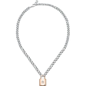 Morellato Ocelový bicolor náhrdelník s krystalem Abbraccio SAUB03