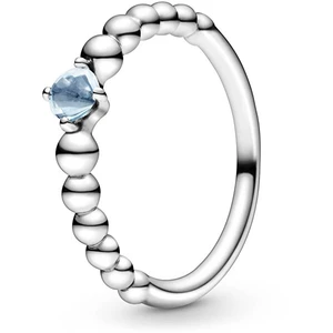Pandora Strieborný prsteň pre ženy narodené v marci 198867C01 56 mm