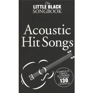 The Little Black Songbook Acoustic Hits Music Book