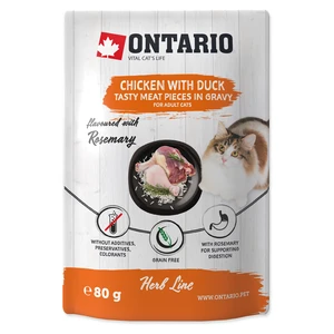 Kapsička Ontario Herb Chicken with Duck 80g