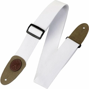 Levys MSSC8-WHT Classics Series 2" Signature Series Cotton Guitar Strap White