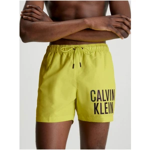 Calvin Klein Men's Yellow Underwear Intense Power-Medium Dra Swimsuit - Men's