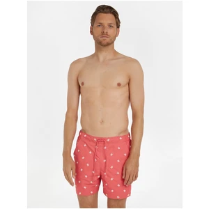 Red Mens Patterned Swimwear Tommy Hilfiger - Men