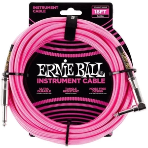 Ernie Ball P06083-EB Ružová 5,5 m Rovný - Zalomený
