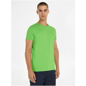 Light Green Mens T-Shirt Tommy Hilfiger - Men