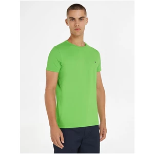 Light Green Mens T-Shirt Tommy Hilfiger - Men
