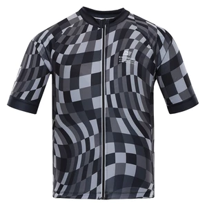 Men's cycling jersey ALPINE PRO SAGEN dk. Gray variant of PB
