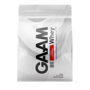 GAAM 100% whey premium fresh strawberry protein 1 kg