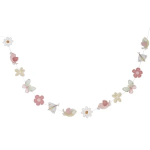 Little Dutch Deco Garland Flowers & Butterflies dekorativní girlanda 200 cm