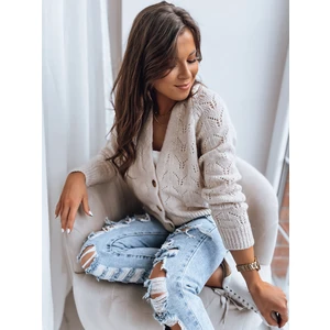 Women's sweater AFTERNOON COCKTAILS light beige Dstreet
