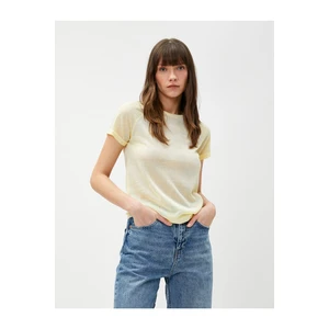 Koton Crew Neck T-Shirt Raglan Sleeve