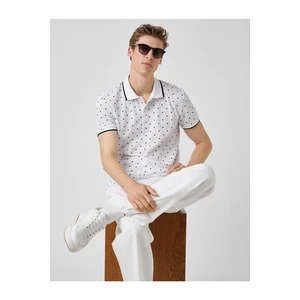 Koton Polo T-shirt - White - Slim fit