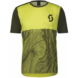 Scott Trail Vertic S/SL Men's Shirt Bitter Yellow/Fir Green S