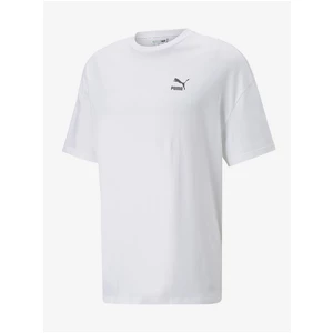 White Men's Oversize T-Shirt Puma Classics - Men