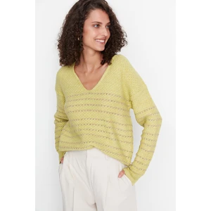 Trendyol Sweater - Yellow - Regular fit