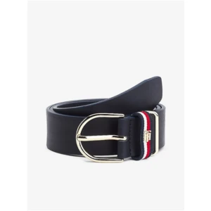 Tommy Hilfiger Corp Dark Blue Women's Leather Belt - Women