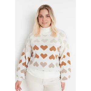 Trendyol Curve Plus Size Sweater - Multi-color - Regular fit