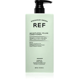 REF Weightless Volume Conditioner kondicionér pre jemné vlasy bez objemu pre objem od korienkov 600 ml