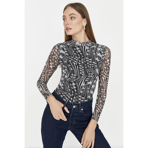 Trendyol Blouse - Black - Slim fit