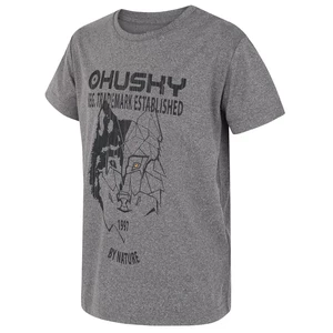Children's functional T-shirt HUSKY Tash K tm. gray