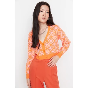 Trendyol Cardigan - Orange - Regular fit