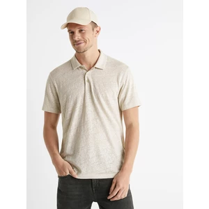 Celio Linen Polo T-Shirt Bepolin - Men