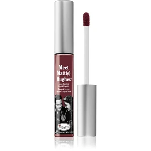 theBalm Meet Matt(e) Hughes Long Lasting Liquid Lipstick dlhotrvajúci tekutý rúž odtieň Fierce 7.4 ml