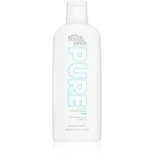 Bondi Sands Pure Self Tan Foaming Water Dark samoopalovací pěna s hydratačním účinkem 200 ml