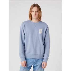 Light Blue Men's Sweatshirt Wrangler - Men's