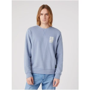 Light Blue Men's Sweatshirt Wrangler - Men's