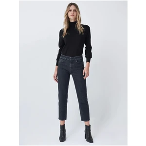 Černé dámské zkrácené slim fit džíny Salsa Jeans - Dámské