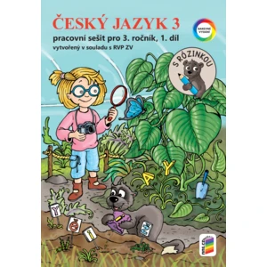 Český jazyk 3, 1. díl s Rózinkou (barevný pracovní sešit)