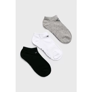 Converse Ponožky 3 páry Černá