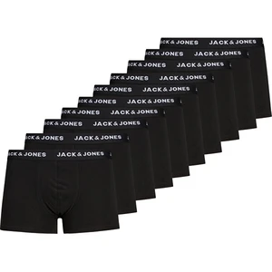 10PACK Men's Jack and Jones Boxer Shorts - Black