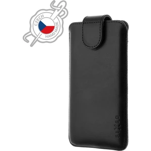 Kožené pouzdro FIXED Posh, velikost 3XL, černá