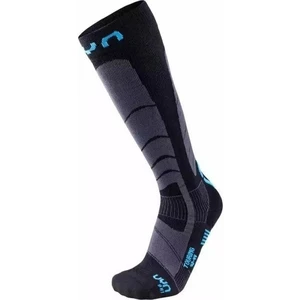 UYN Men's Ski Touring Socks Black/Azure 45/47