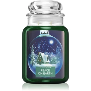 Village Candle Peace on Earth vonná svíčka (Glass Lid) 602 g