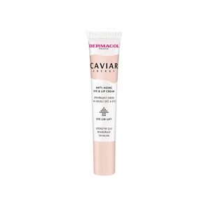 Dermacol Caviar Energy Anti-Aging Eye & Lip Cream wzmacniający krem liftingujący przywracający jędrność skóry w okolicach oczu i ust 15 ml