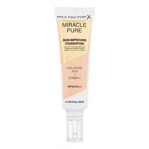 Max Factor Miracle Pure Skin dlouhotrvající make-up SPF 30 odstín 33 Crystal Beige 30 ml