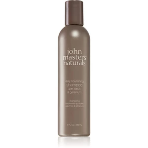 John Masters Organics Citrus & Geranium Daily Nourishing Shampoo hluboce čisticí šampon pro všechny typy vlasů 236 ml