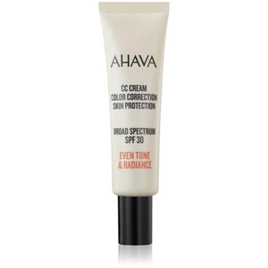 AHAVA CC Cream Color Correction CC krém pro sjednocení barevného tónu pleti SPF 30 30 ml