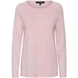 Vero Moda Dámský svetr VMNELLIE Relaxed Fit 10220902 Parfait Pink M