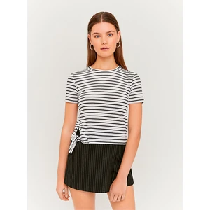 Black-and-White Striped Short T-Shirt T-Shirt T-Shirt TALLY WEiJL - Women