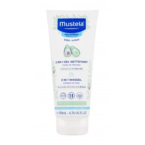 Mustela Bébé 2 in 1 Cleansing Gel 200 ml sprchovací gél pre deti