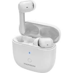 Thomson WEAR7811W Bluetooth Hi-Fi štupľové slúchadlá do uší Headset, dotykové ovládanie biela